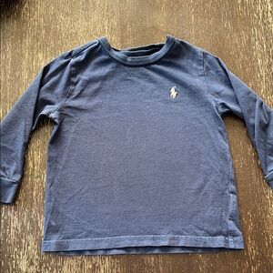 Ralph Lauren Classic Navy Long Sleeve Tee